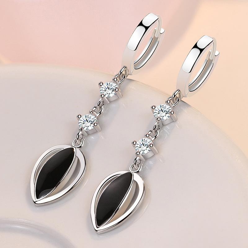 New Style 925 Silver Golden Color Series Women's Earrings Fit Original EarringsWedding Jewelry Exquisite Birthday Gifts
