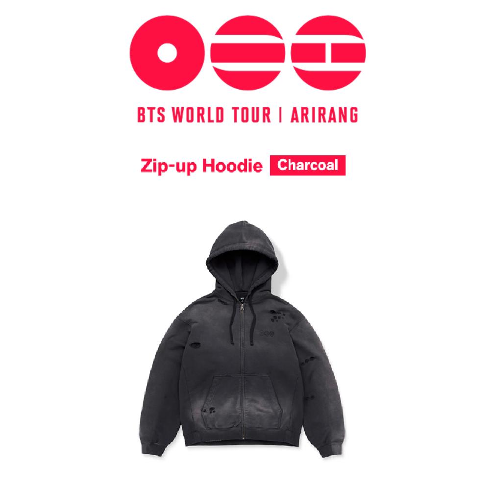 Pré-venda BTS World Tour ARIRANG Moletom Oficial com Zíper