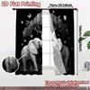Flat Printing Curtains Without Rod Elephant Yin Yang Modern Polyester Easy Install Curtain Set Of 2 Contemporary Made Washable