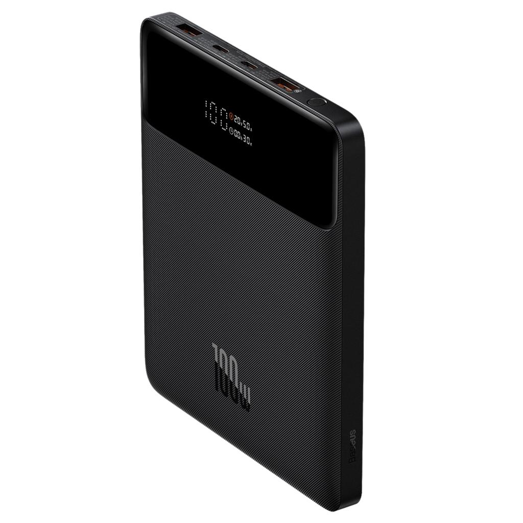 Powerbank Baseus Blade 20000mAh, 2xUSB, 2xUSB-C + 100W USB-C Cable (Black)