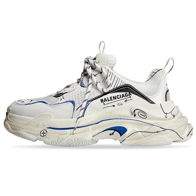 Balenciaga Triple S 'White' Women's 524039W3SRB9014