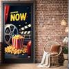 Cinema Banner Lightweight Party Display Movie Theater Popcorn For Indoor Home Theater