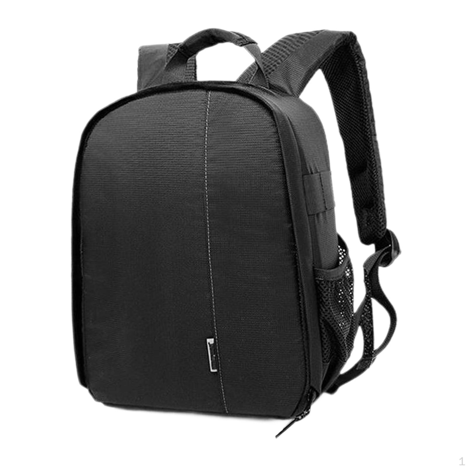 

Рюкзак для зеркальной камеры, прочный дорожный футляр для фотографий для коротких поездок Black Gray