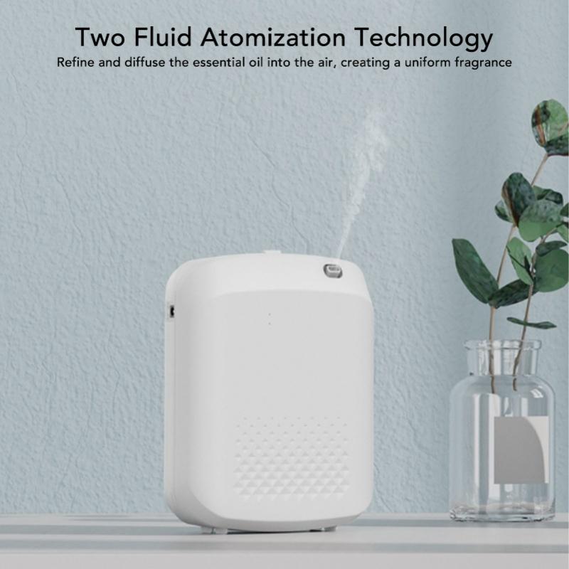 400ml Smart Bluetooth Fragrance Machine Electric Aroma Essential Oil Diffuser For Home Hotel 100-240V White UK Plug
