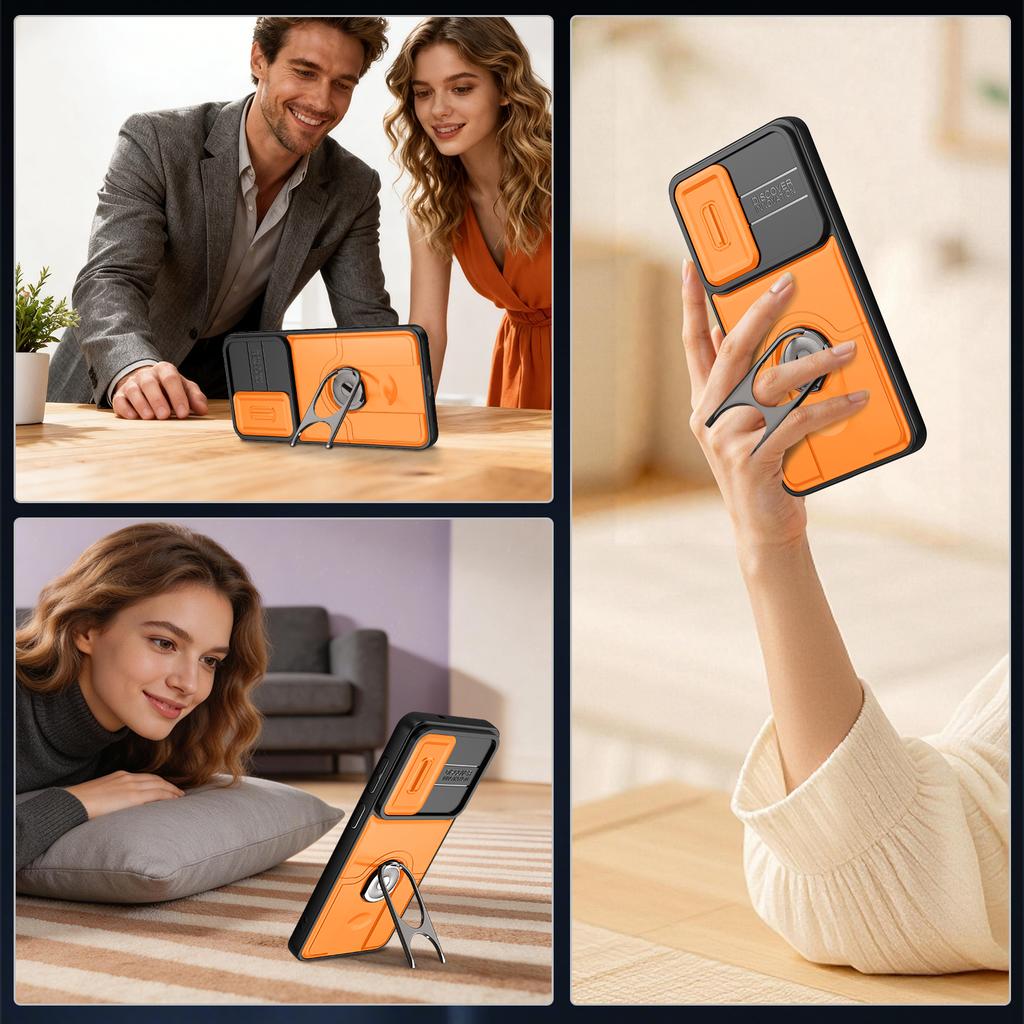 Anti-Drop Hard Military Stand Holder Case for Samsung Galaxy A57 5G A17 A37 A56 A36 A16 A26 A 57 17 Dual Layer Phone Covers
