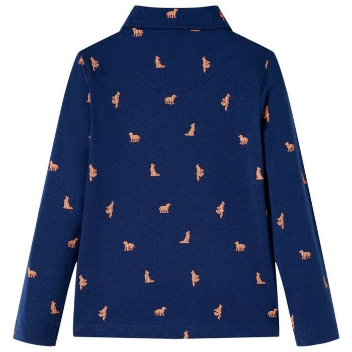 Chemise pour enfants bleu marine 92/104/116/128/140