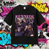 2025 Summer Limited Leon S Kennedy Retro Graphic Men's Breathable Short Sleeve T-shirt Y2k 100% Pure Cotton Printed T-shirt