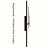 Silent Non-Ticking Pool Table Design Wall Clock - Creative Billiard Balls & Cue Stick Numbers 1-12, Wooden Frame,  - Home Offic