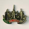 Dubai Landmark Souvenir: Zinc Alloy Fridge Magnet – Creative Cross-Border Dropshipping Item for Home Decor.