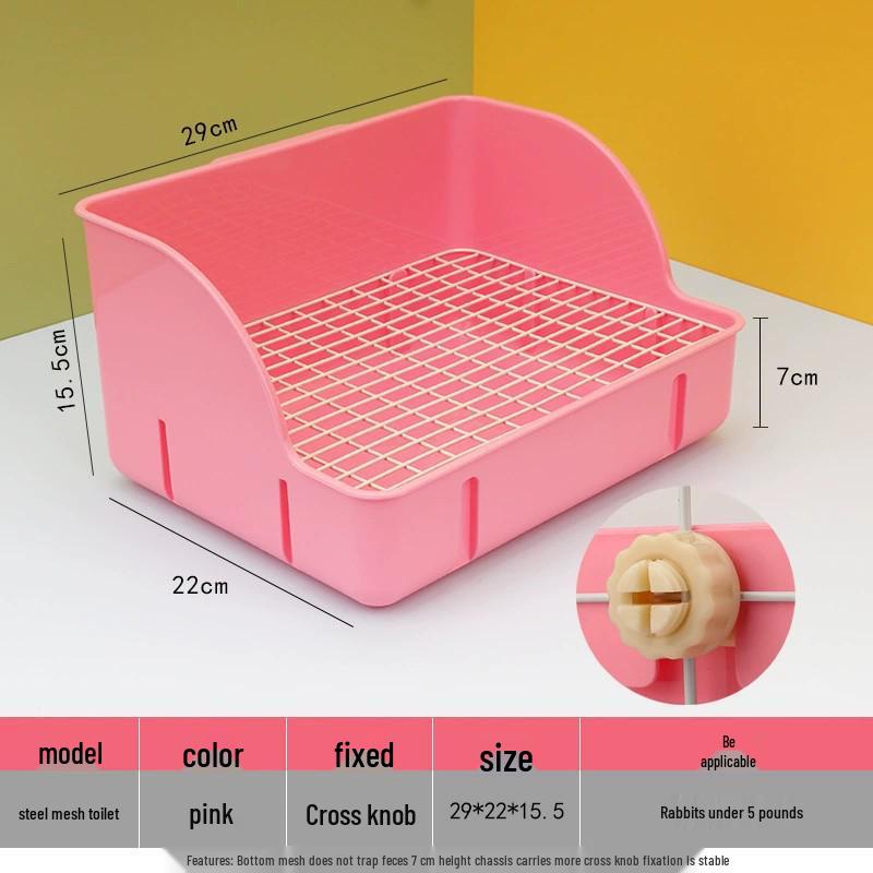 Large Anti-Tip Rabbit & Guinea Pig Plastic Litter Tray