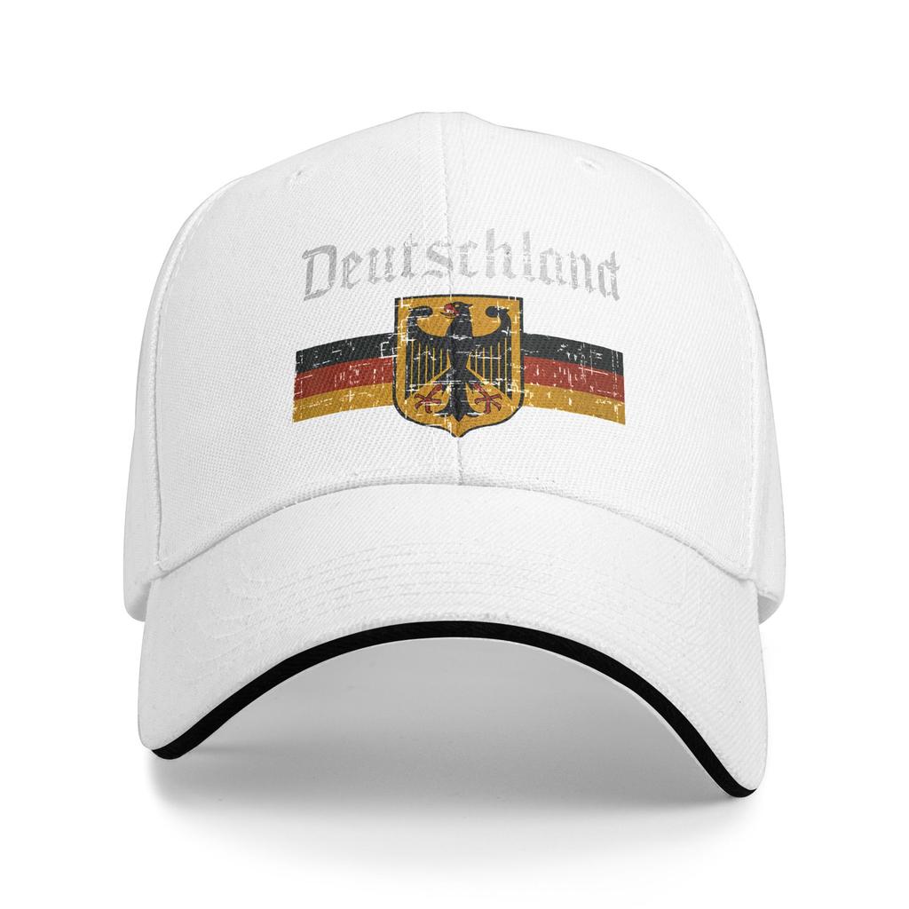 Summer Casual Baseball Cap Deutschland Flag of German Kpop Rock Trucker Hat For Unisex Men Sun Visor  Street Style Baseball Caps
