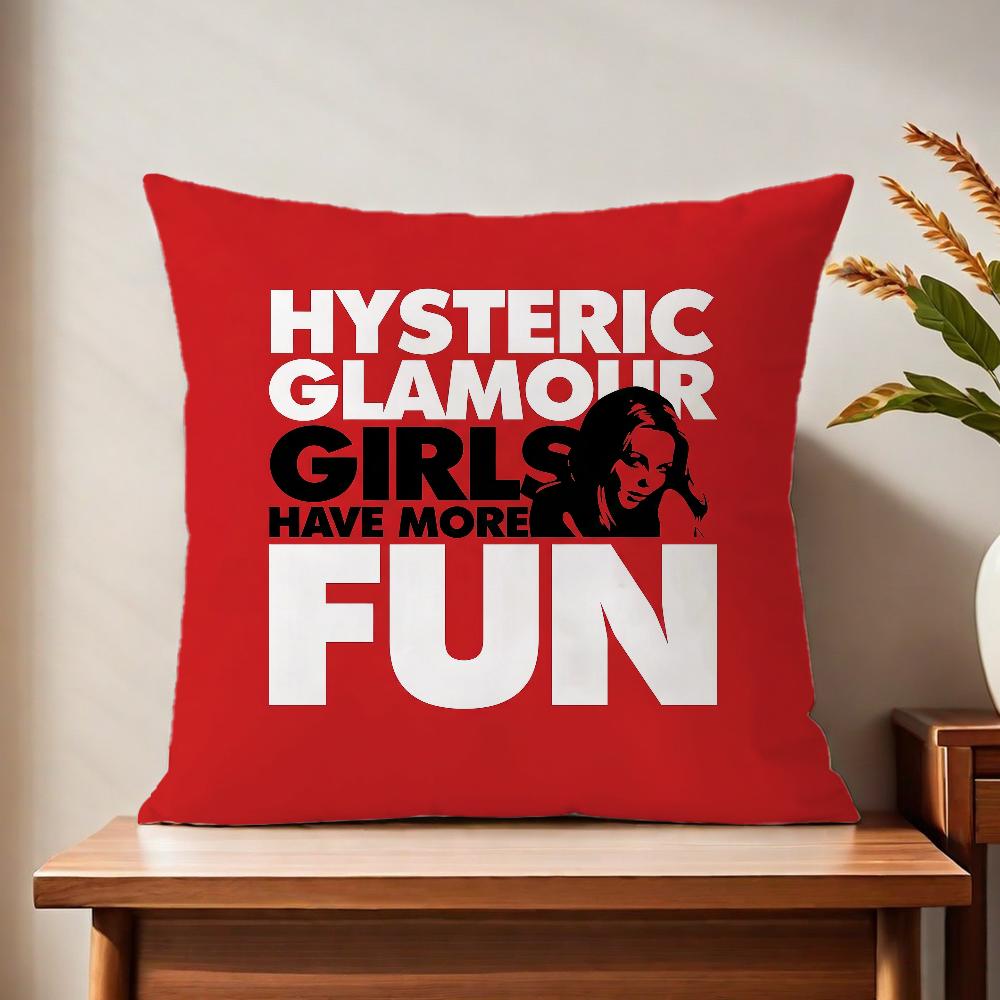 Hhysteric band Glamour cushion cover For Pillow Printing Sofa Decoration Home Car Room Coffee Shop Office Nordic Simplicity