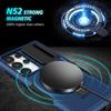 For Samsung Galaxy S24 Ultra Case PC+TPU Phone Cover with Lens Lid Magnetic Case