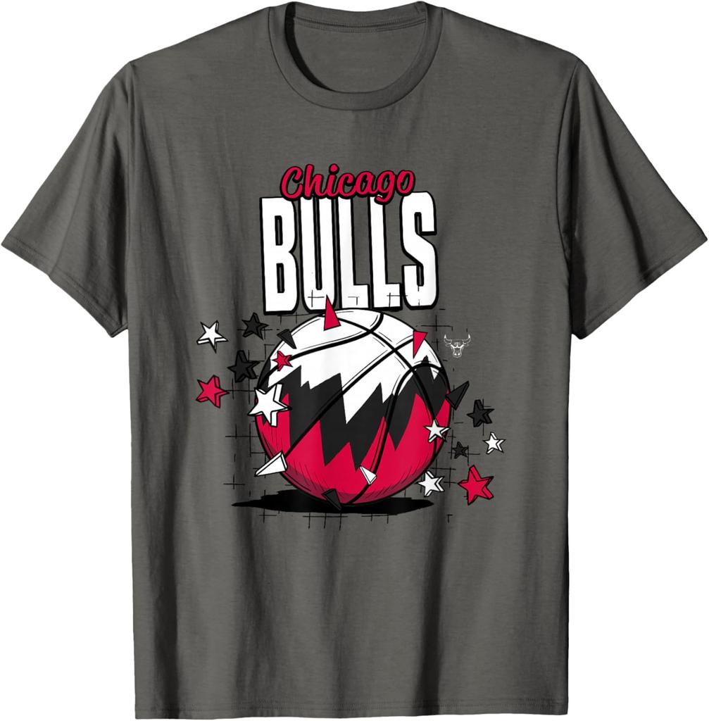 NBA Chicago Bulls Basketball Doodle Stars T-Shirt