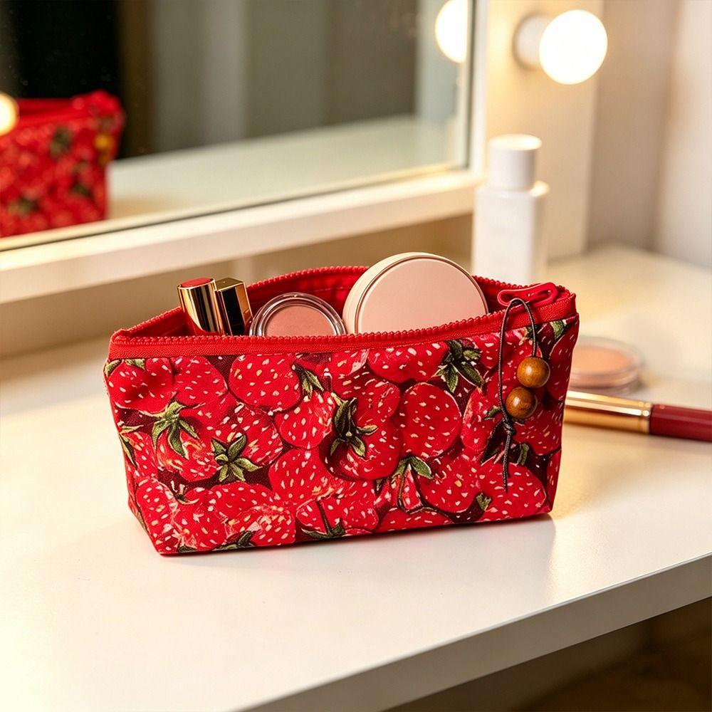 Zipper Design Pencil Case Large Capacity Makeup Pouch Trendy Pen Bag Gift