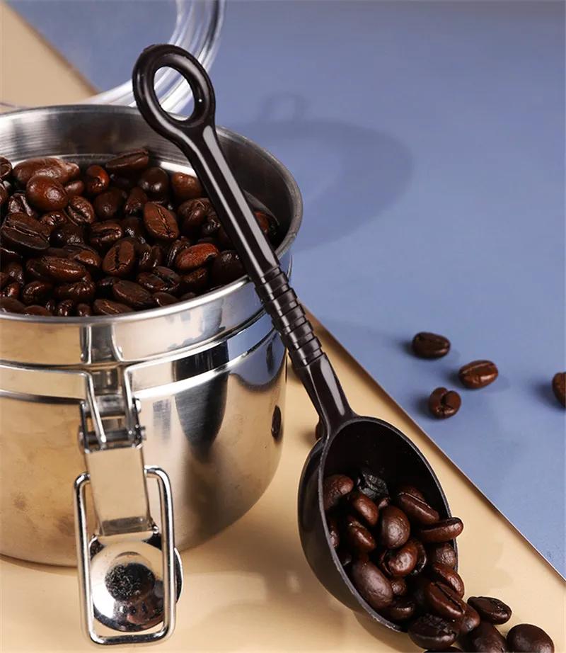 10 Pcs To 100 Pcs 10g Plastic Long Handle Measuring Spoon Milk Powder Espresso Scoop Baking Coffee Milk Tea Measure Baking Tool