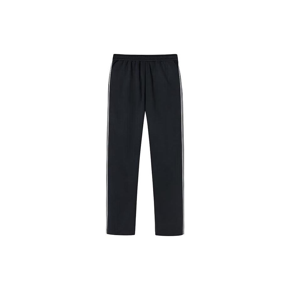 Anta Striped Letter Mid-Rise Straight Casual Pants Unisex Bottoms 972348303-3