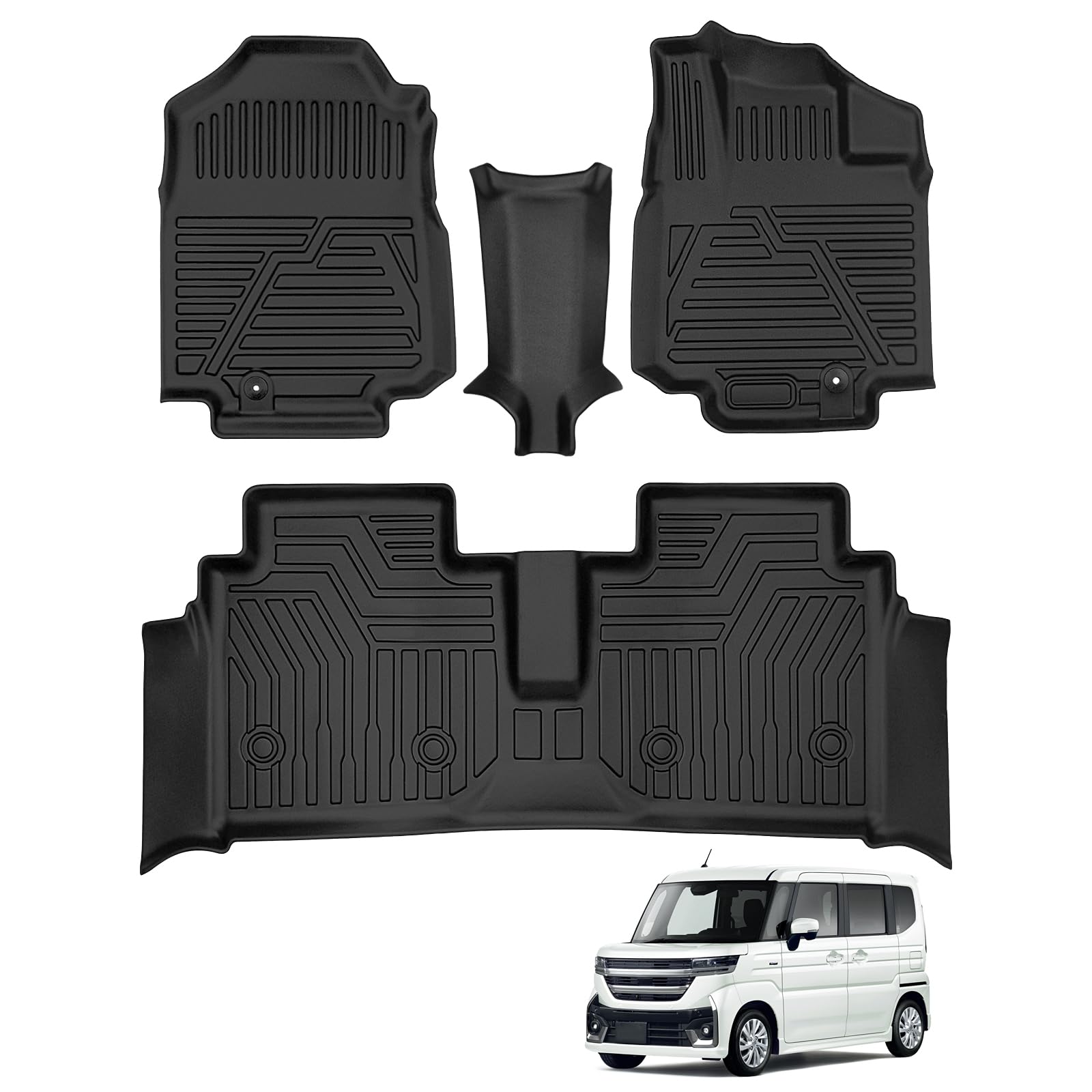 

Новый Suzuki Spacia Пол Специально Разработан для SPACIA MK54S 3D TPE Материал Автомобильная Грязь Легко для Автомобиля 3D Истирание Водонепроницаемый Индивидуальный Защитный Комплект из 4