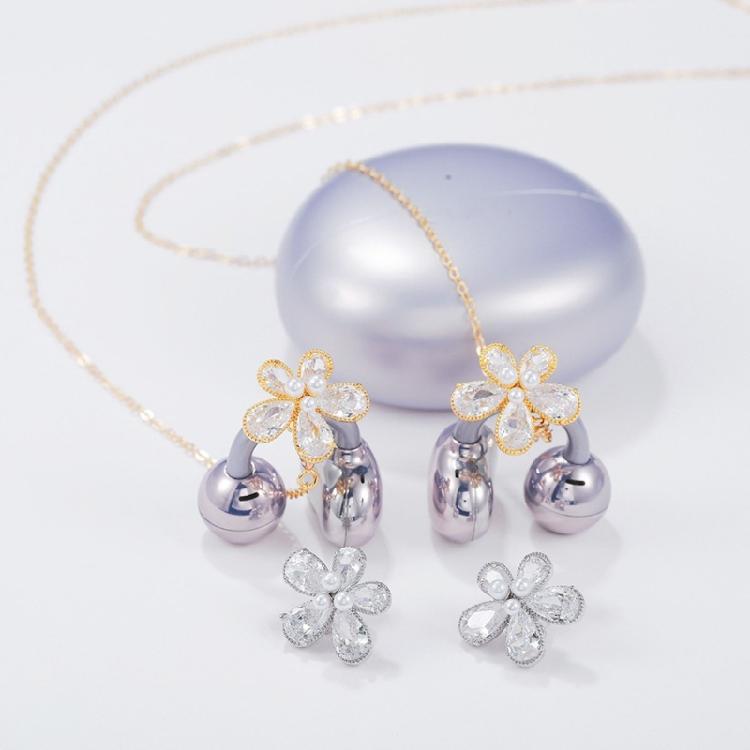 Rhinestones Decor For Clip On Earbuds Open Ear Decorative Earphone Accessories Removeable Decoration Quick Clip