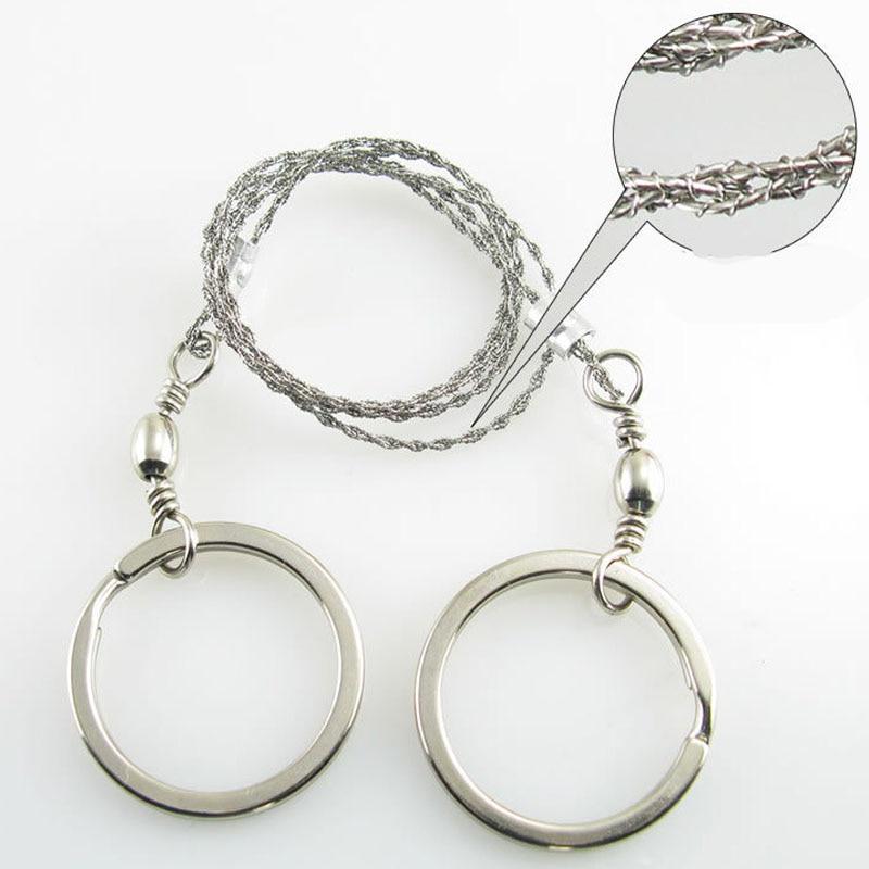 FILO di ACCIAIO INOX lightweght visto Sopravvivenza Outdoor Strumento Kit di sopravvivenza ha visto.