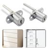 1PCS Cam Cylinder Triple Lock Desk Cabinet Drawer Lock Furniture Hardware Office Desk Lock Cylinder Zinc Alloy Safety Lock