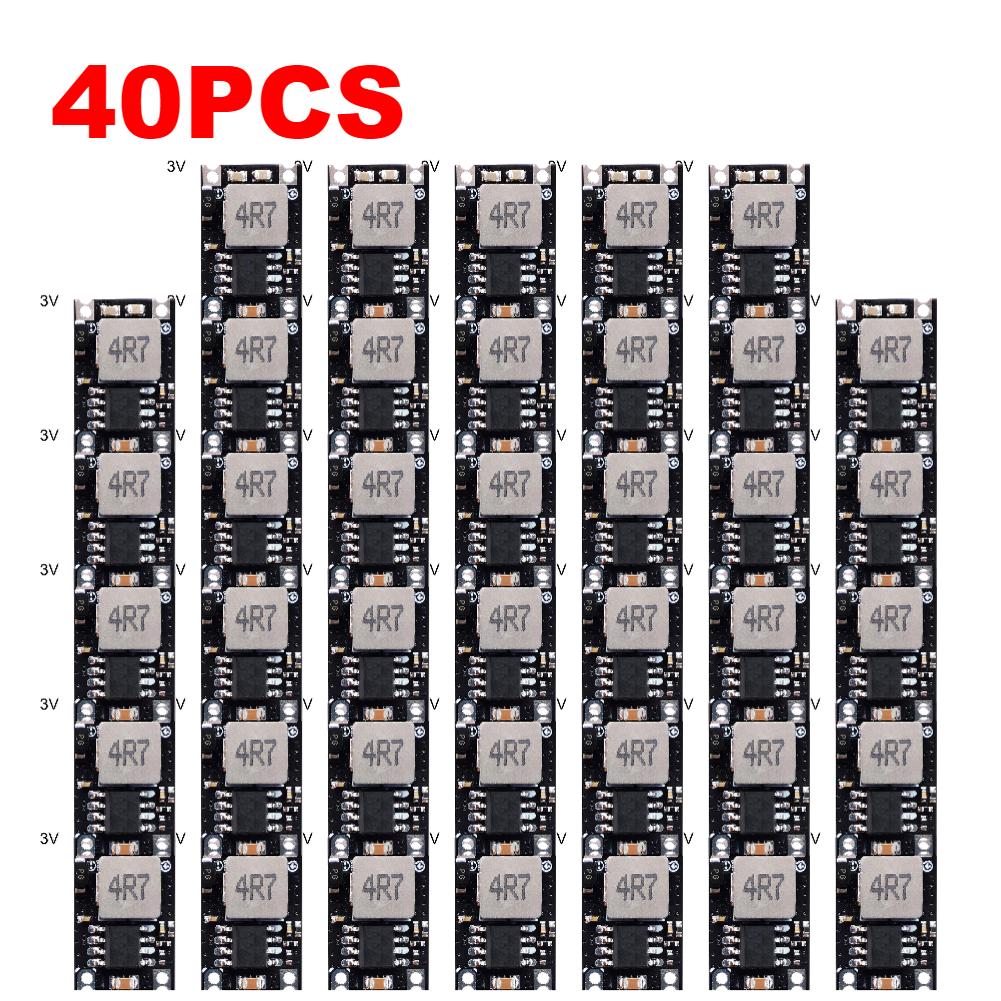 10-50PCS Adjustable DC-DC Buck Converter Step Down Module Voltage Regulator 5V-30V To 3V 5V for Car Motorcycle Battery Charging