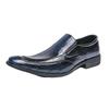 Men's Shoes Large Size Chelsea Leather Shoes Foreign Trade Pointed Small Leather Shoes Men's Size 37-45 One-pedal Lazy Shoes Men