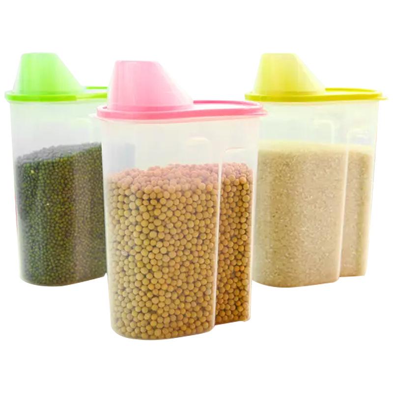 Airtight Food Storage Container for Grains, Nuts, and Cereal