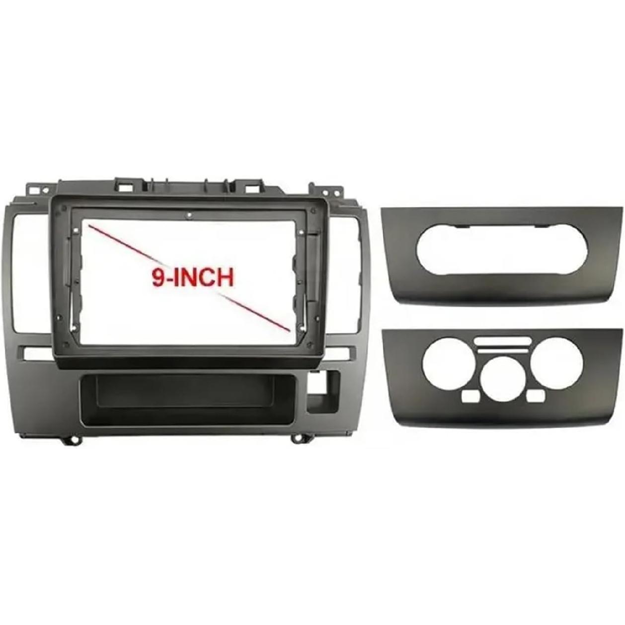 

Car Radio Panel 9 Inch Car Frame Adapter Fit for Nissan Tiida 2005-2010 Android Radio Fitting Panel Kit Durable(Only Frame) Only Frame
