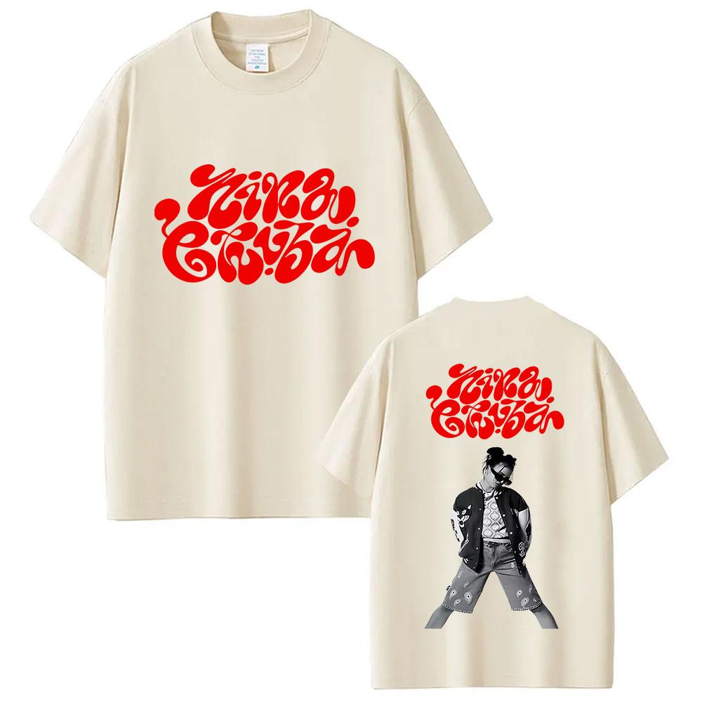 Sängerin Nina Chuba Arena Tour 2026 Grafik T-Shirt Herren Damen Hip Hop Rundhals Baumwolle T-Shirts Mode Übergroß Kurzarm T-Shirts