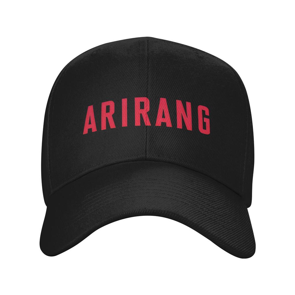 Arirang tour 2026 KPOP Čepice Pro Unisex Trendy Baseballová Čepice Snapback Klobouk Golfová Pokrývka Hlavy Nastavitelný Střih