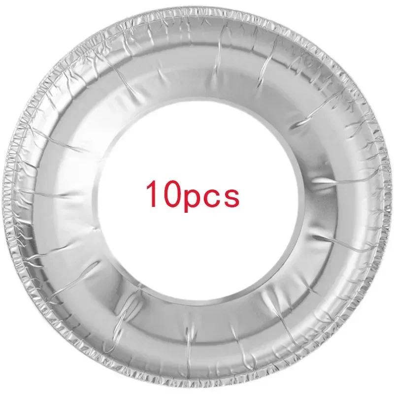 Disposable Aluminum Cookware Shielding Gas Burner Liner Roof Clean Mat Kitchen Accessories10pieces Gas Stove Protectors Cover