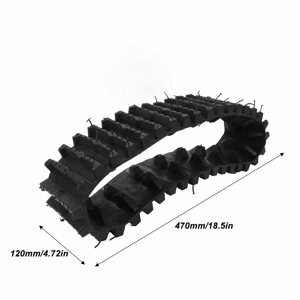 Kart Rubber Track Rubber Tracks Increased Traction Wheel Tire Track for ATV UTV Track Electric Snowmobile Snow Blower Kart