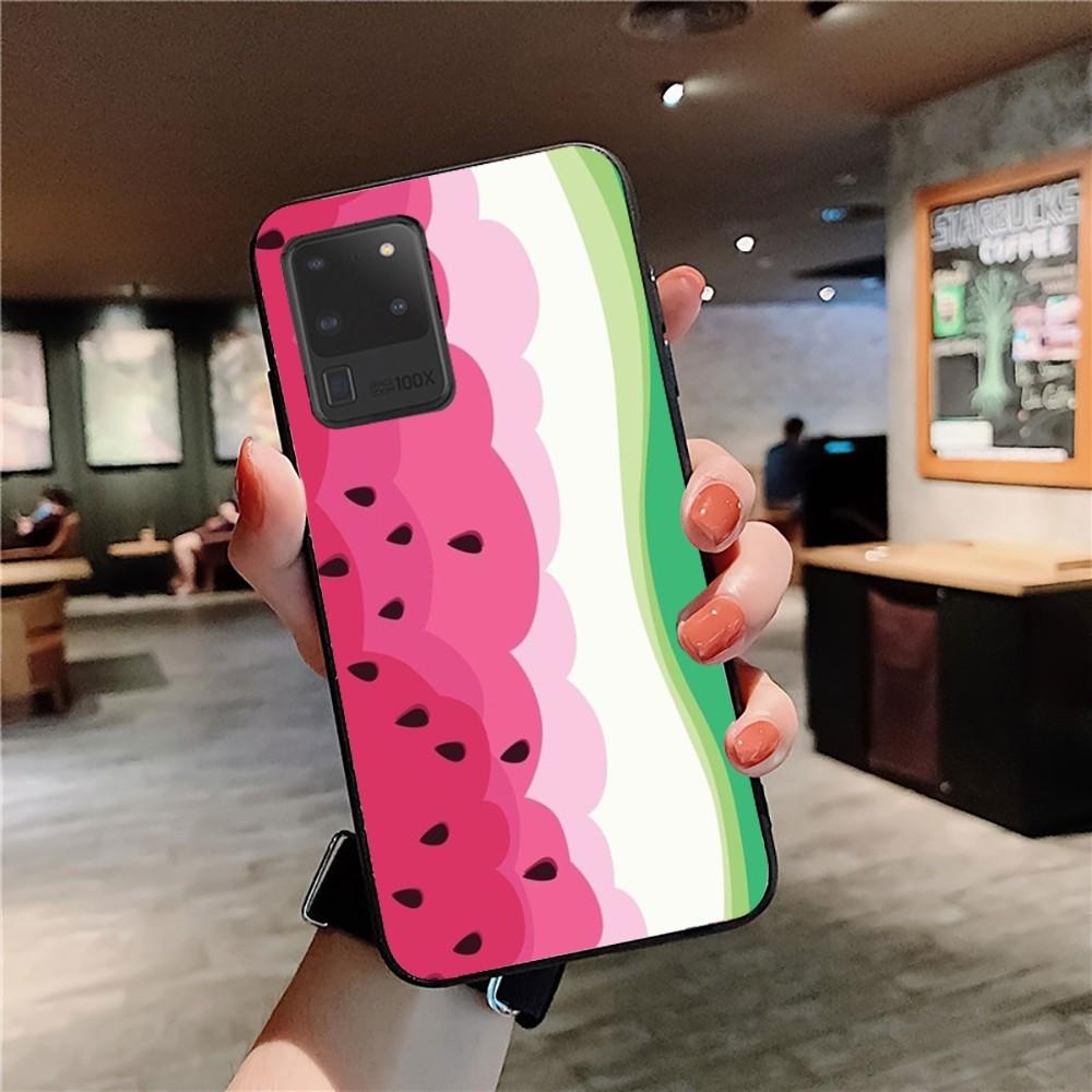 Capa de celular melancia com desenho animado de verão para Samsung S 9 10 20 21 22 23 30 23plus Lite Ultra FE S10lite Fundas