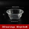 Disposable Round Plastic Food Bowls with Lids