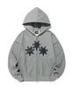 Niceghostclub Religious Symbols Hoodie Zip Up_Grey(Ng2Gsum480A)