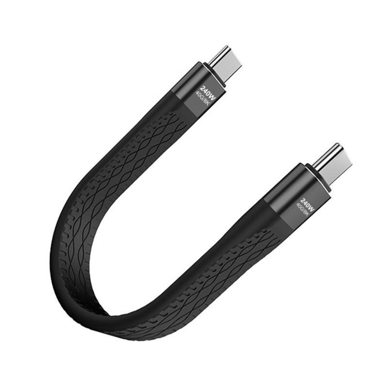 

USB Type C Cord with PD240W Power and 40Gbps Data Speed, Supports 8K 60Hz Video Output for Computer 1
