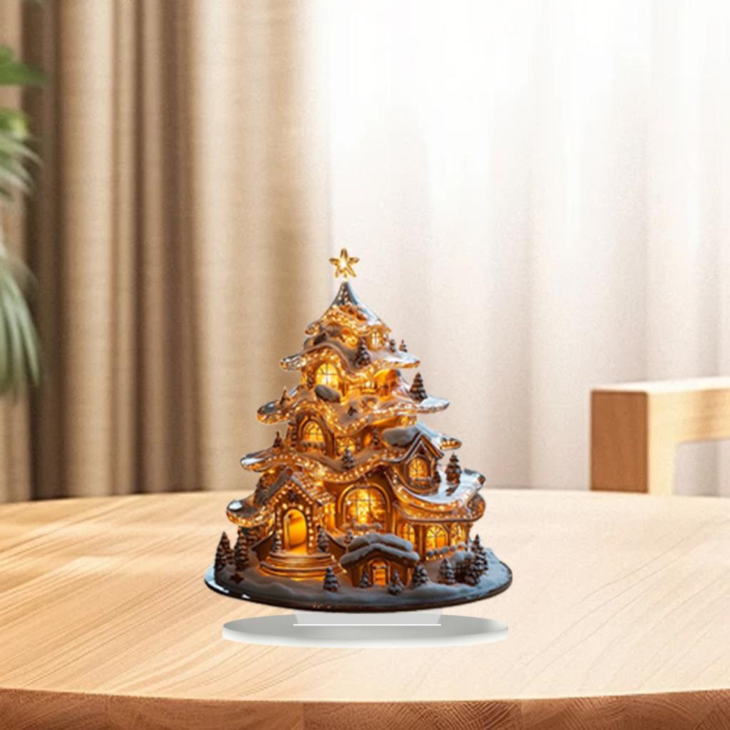 Christmas Holiday Decoration Home Acrylic Ornaments Crafts Decorative Ornaments