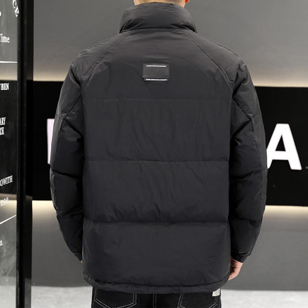 Short Autumn and Winter New Thickened Warm Youth White Duck Down Casual Trend Versatile Men's Coat