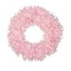 Christmas Day Decoration Pink Christmas Wreath 30cm Vine Wreath Door Hanging PVC Material