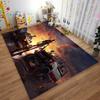 Adventure Lifestyle Rug with Sunset Cars Suitable for use as an anti-slip game mat for living room and bedroom sofas