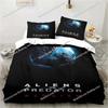 Movie Poster Cool Alien Vs. Predator Predator Bedding Set Single/Full/Queen Size 3D Print Duvet Cover Bedroom Decor Soft Set