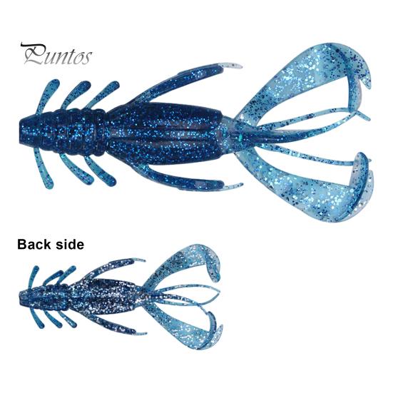 4Pcs 10CM/10G Soft Crayfish Lure with Sequins Realistic PVC Bionic Artificial Shrimp Bait Freshwater Saltwater Bass Trout Fishing Accessories