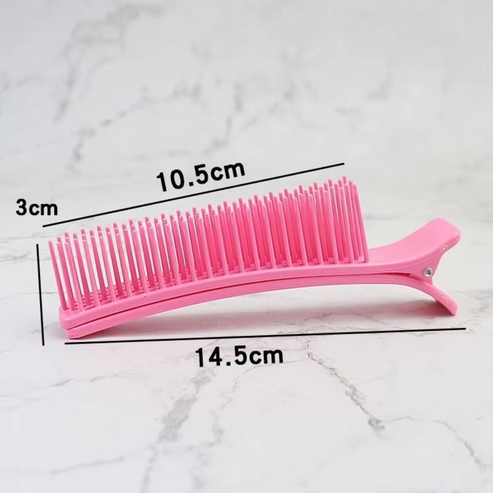 Non Slip Grip Hair Section Clips Plastic Hairdressing Clips Dyeing Hair Clips Salon Use