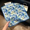 New silk satin 71 * 71 square scarf versatile foreign style simulation silk scarf middle-aged and elderly decorative scarf neck protection silk scarf