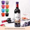 6PCS Reusable Silicone Wine Corks, Glass Corks Beverages Beer Champagne Bottle Stoppers To Keep Fresh