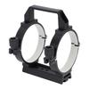Telescope Tube Ring Aluminum Alloy Optical Tube Clamp with Padding Strips for 80mm to 90mm Astronomical Telescope