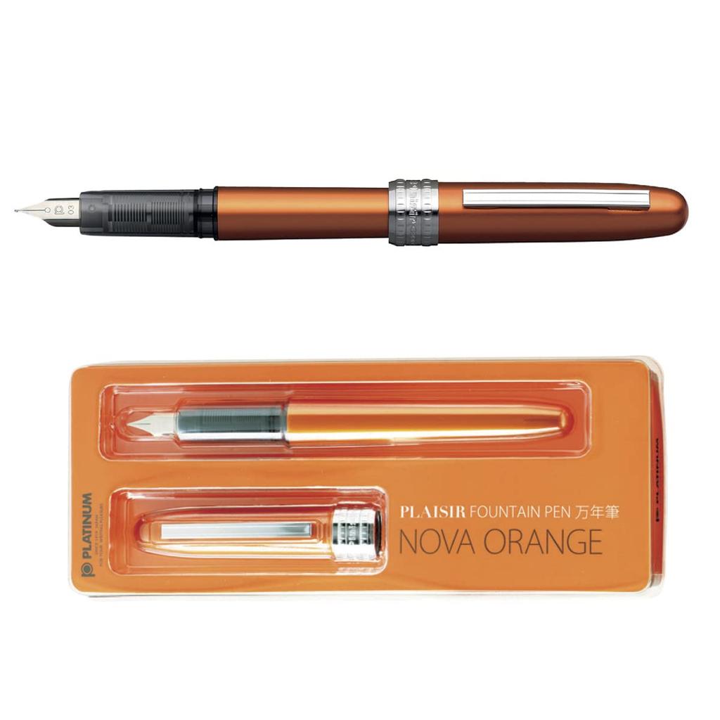Platinum fountain pen Plaisir Nova Orange PGB-1000#25
