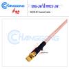 RF Coaxial Cable: MMCX Right Angle Male to SMA Right Angle Male, RG316