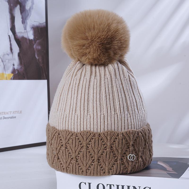 

Шапка Женская Зимняя Теплая Вязаная Шапка Флисовая Утепленная Ветрозащитная Защита Ушей Шерстяная Шапка хаки